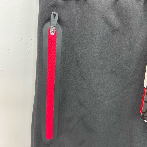 SPYDER MEN'S ACTIVE WEAR,BLACK,L,2 POCKETS W/RED ZIPPER,3D LOGO DIFFERENT SHADES - Picture 8 of 14